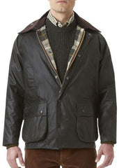 Barbour Waxjas Bedale Sage - Donker groen