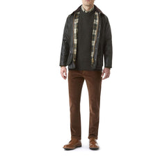 Barbour Waxjas Bedale Sage - Donker groen