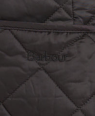 Barbour Deveron Quilt Jacket Ladies Black/Olive
